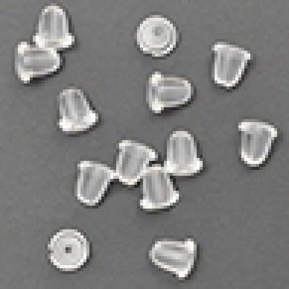 

Hot Sales!!!! 500Pcs Soft Clear Rubber Earring Back Stoppers Earnuts Jewelry Craft Findings