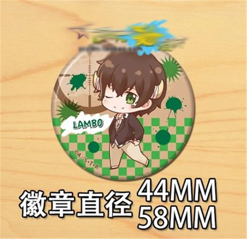 7 шт. заколки для рюкзаков и сумок с героями мультфильмов аниме kateario Hitman коллекция