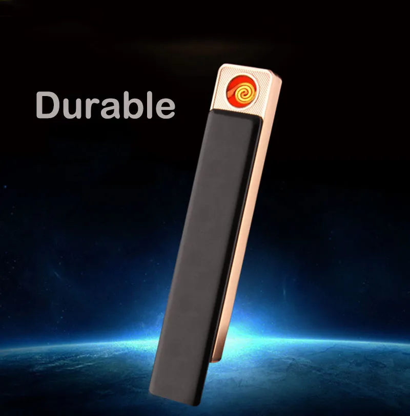 USB зажигалка с длинной полосой электрическая зарядка прикуриватель
