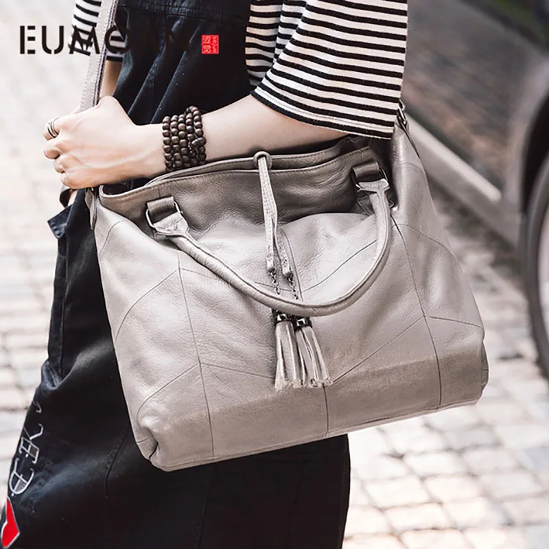 EUMOAN Новая женская кожаная сумка на плечо тренд косая плечо|shoulder bags|handbag shoulder bagleather