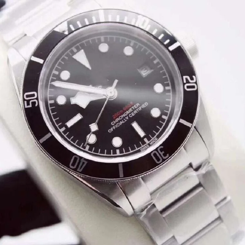 Автоматические Мужские механические часы Miyota8215 Diver 41 мм сапфир нержавеющая сталь