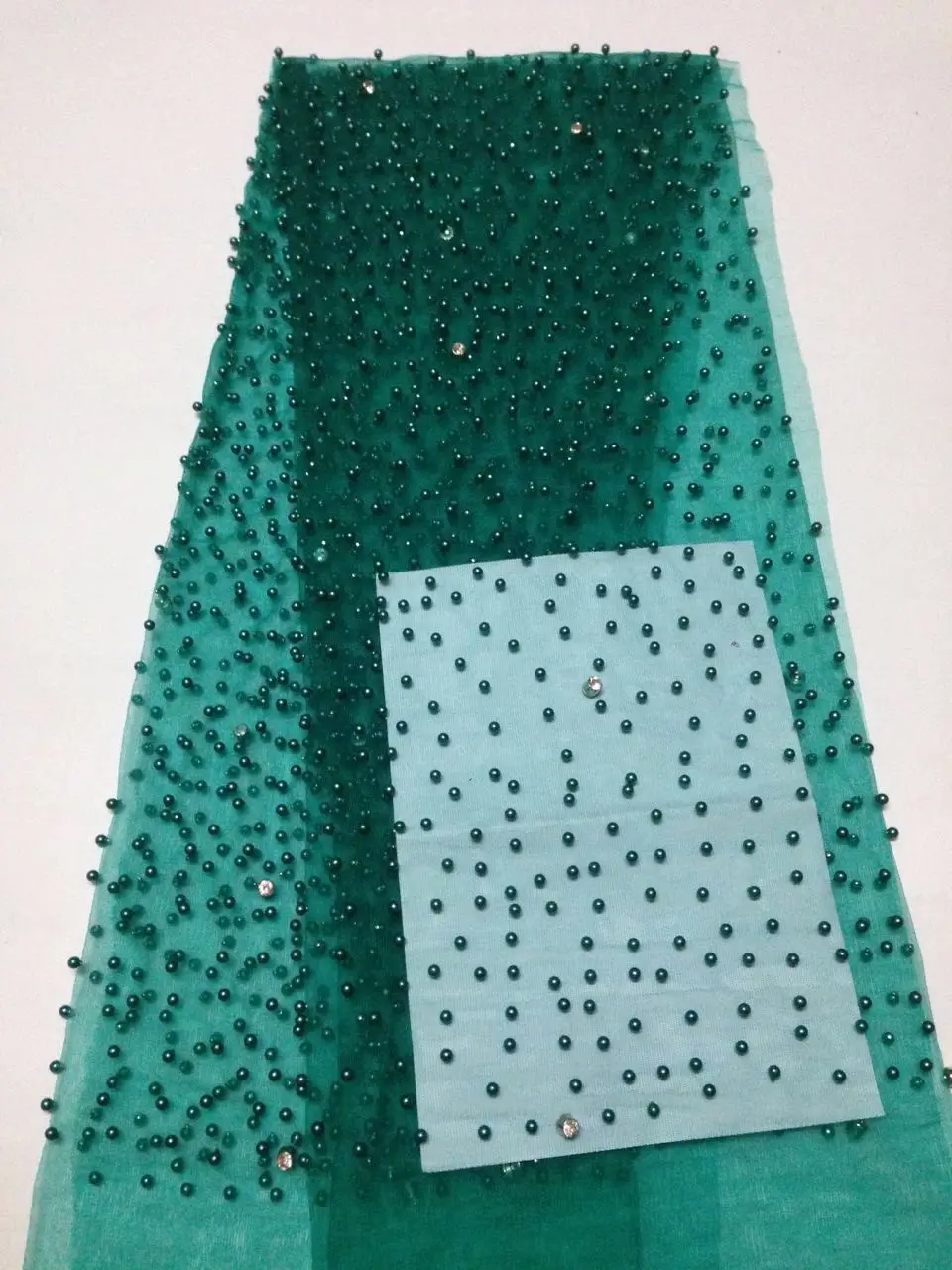 

New Designs African French Lace Fabric High Quality Nigeria French Net Lace 2021 With Stones And Beaded For Women D6289