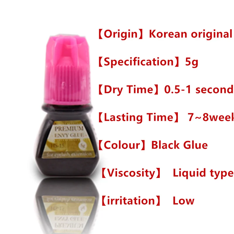 

5PCS Elite Plus HS 5ml Premium Eyelid Extension Adhesive Retention 7-8 Weeks Cosmetic Tools HS