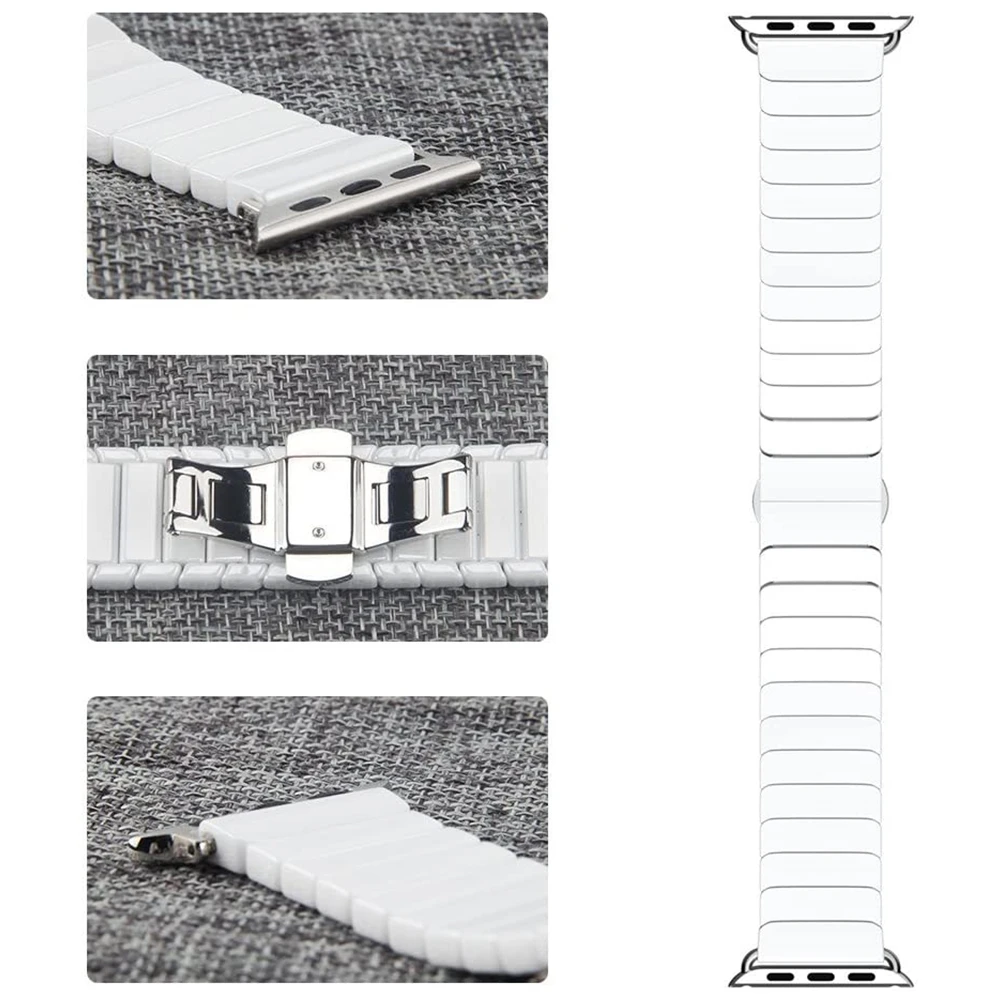 Ремешок керамический для iwatch 5 band 44 мм 40 браслет apple watch Series 4 3 2 42 38 - купить по