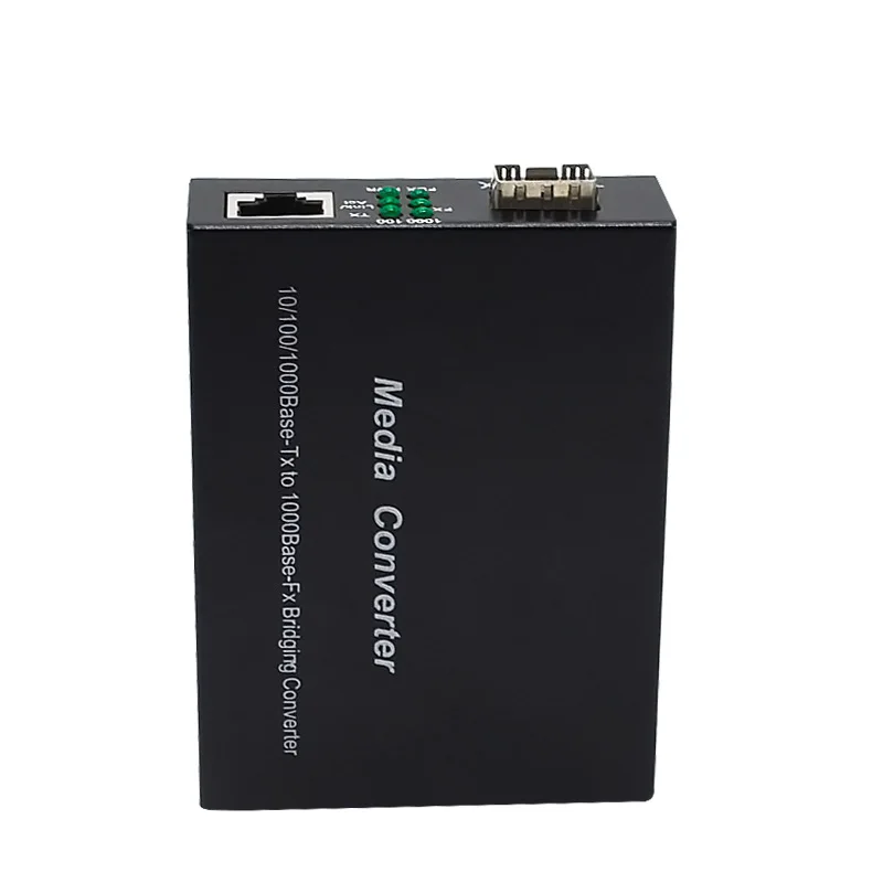 Gigabit SFP Fiber to RJ45 Optical Media Converter 1000Mbps SFP Fiber Transceiver with SFP SC/LC Module