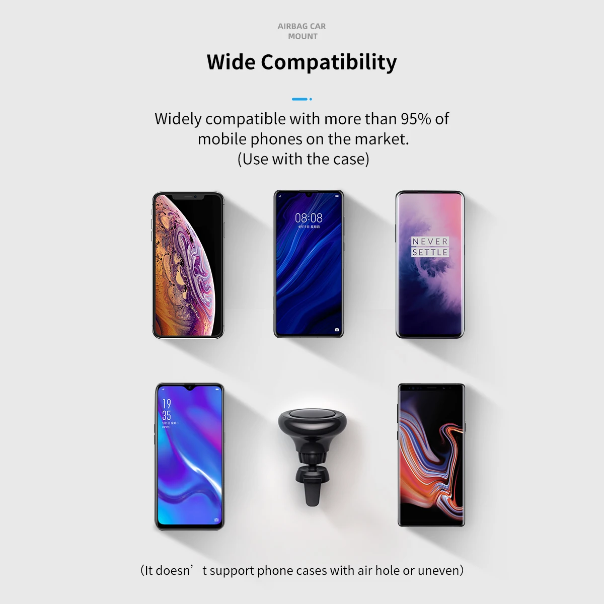 Автомобильный Автомобильный держатель для телефона Rock для iPhone X XS Max XR samsung S9 Автомобильный gps телефон стенд Telefon Tutucu