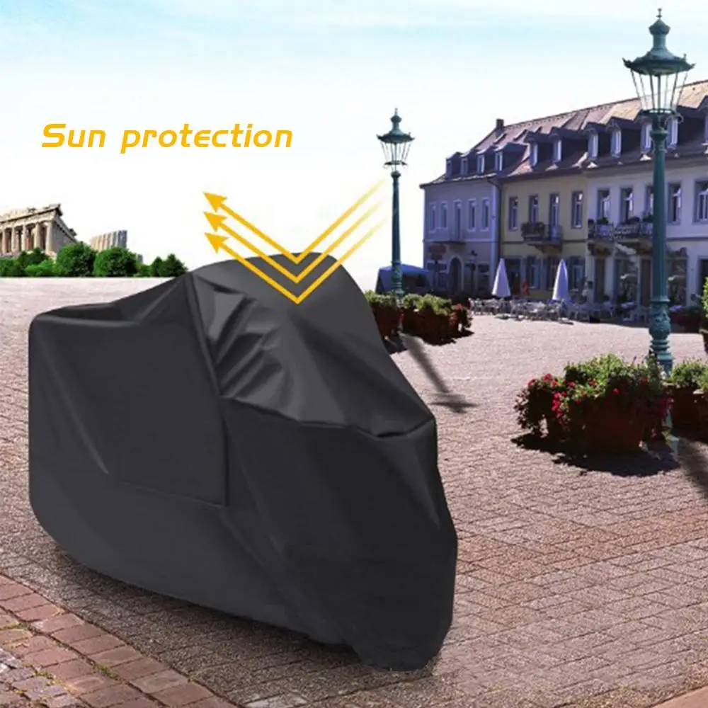 

XL-4XL Motorcycle Cover Waterproof Heavy Duty for Winter Outside Storage Snow Rain