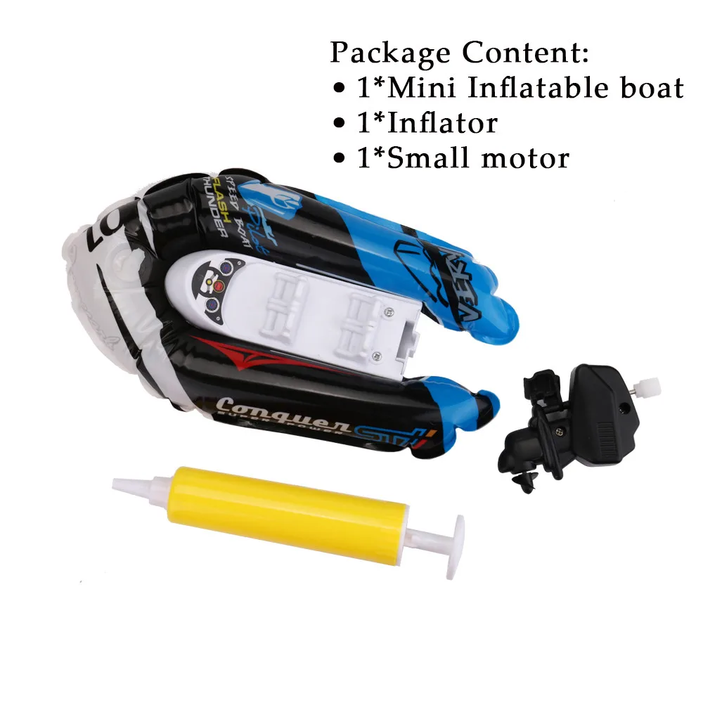 

Mini Inflatable Yacht Boat Children's Bath Toys Pool Toys Motorboats Inflators Inflatable floating Boat Bath Swimming pool Toys