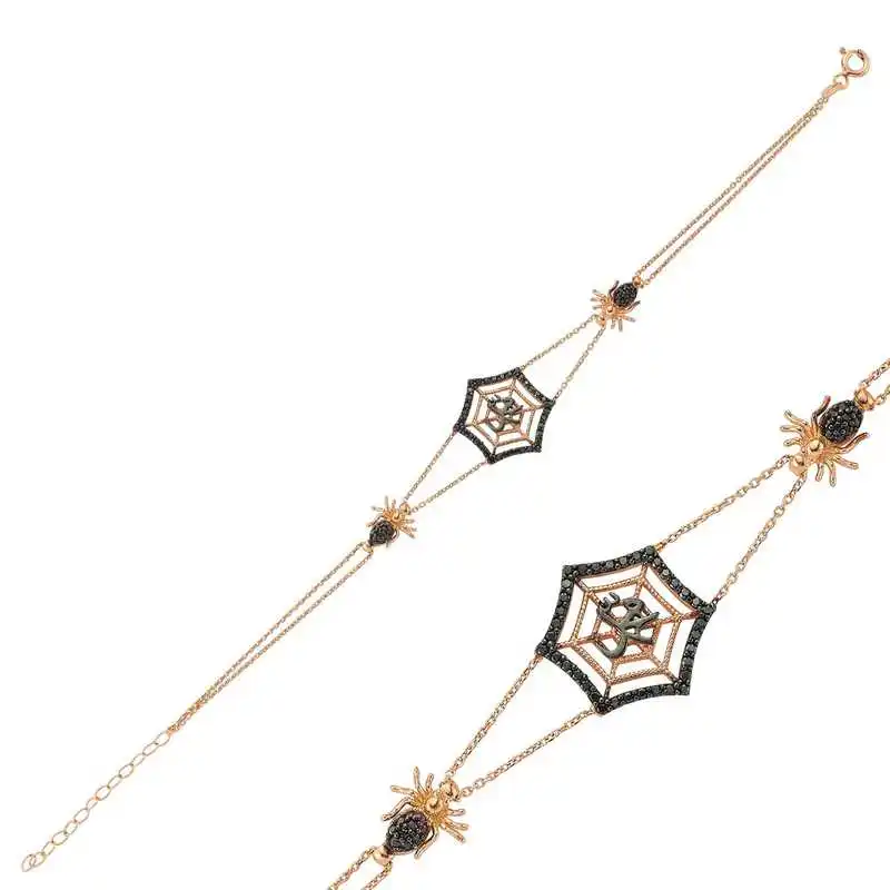 

Silverlina Silver Spider web Women 'S Bracelet