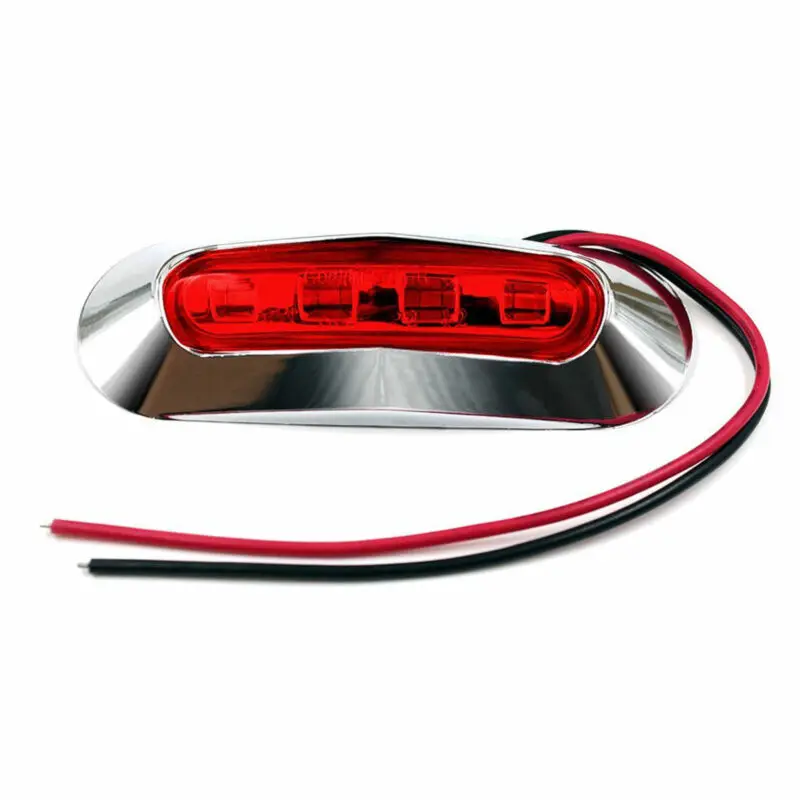 

Truck Car Light Marker Light Clearance Lamp Trailer 12/24V 10Pcs Red SMD 4