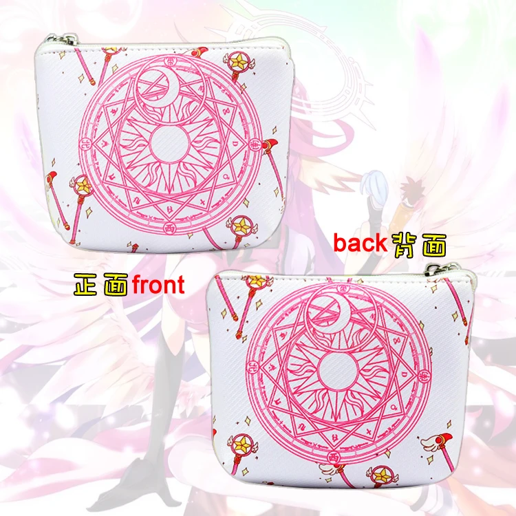 

1pc Anime CARDCAPTOR SAKURA Re:Life In A Different World From Zero Madara Coin Bag Penny Bag Change Purse