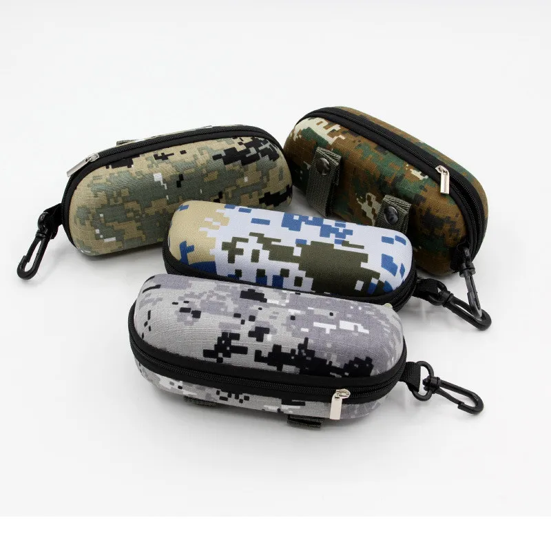1 шт. модный камуфляжный чехол для солнцезащитных очков Чехол военных EVA мужские