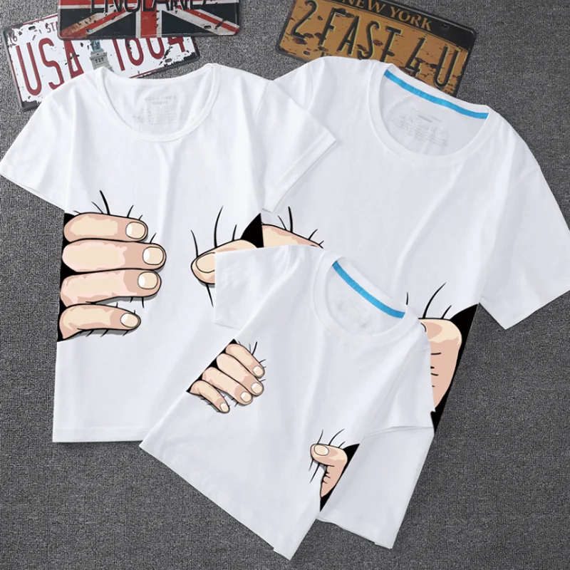 Одинаковая одежда для семьи футболка с рисунком лучшего друга индивидуальная