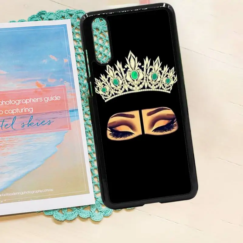 

Muslim Islamic Arabic Gril Eyes high quality Phone Case funda PC for iPhone 11 12 pro XS MAX 8 7 6 6S Plus X 5S SE 2020 XR