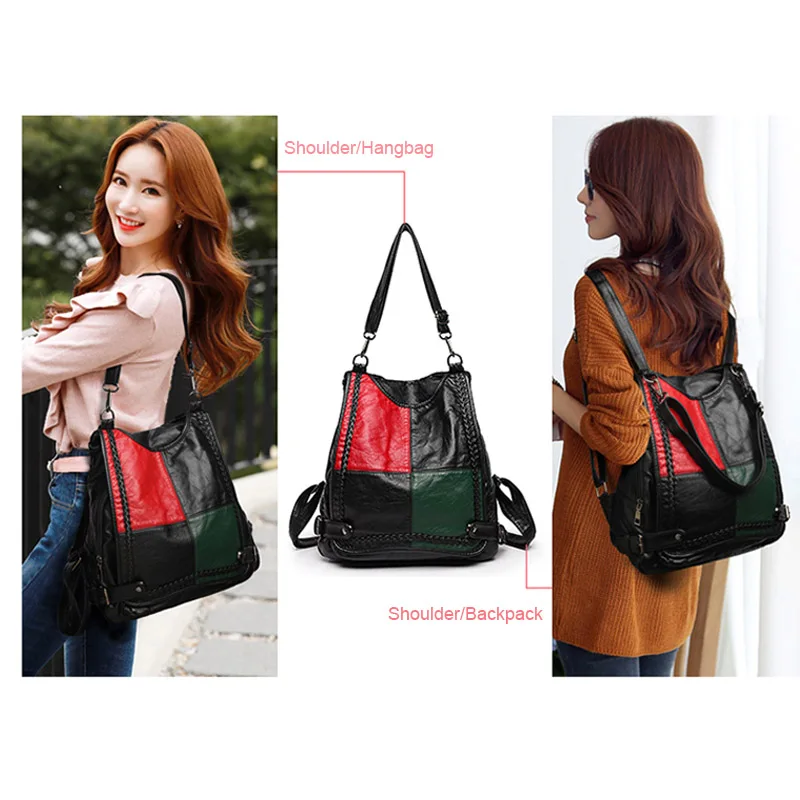 Рюкзак Glorria из спилка для женщин многофункциональный ранец на плечо в стиле