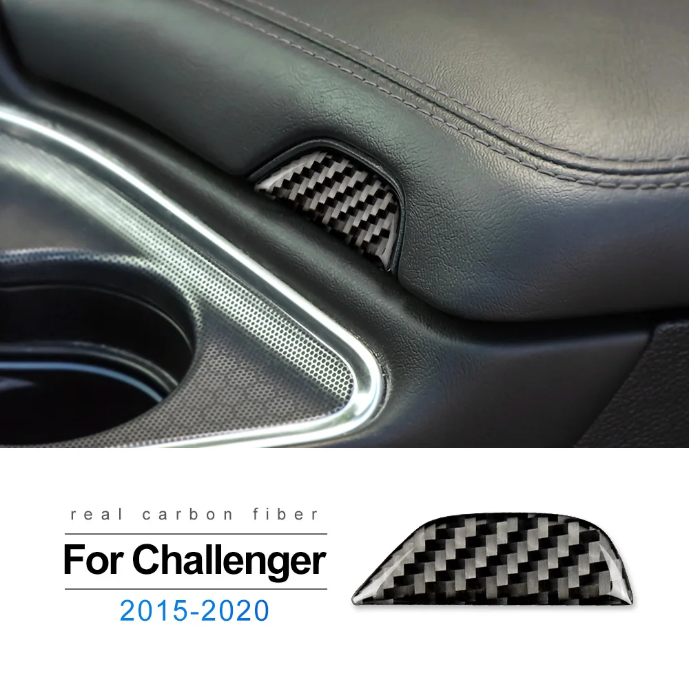 

Настоящее мягкое углеродное волокно для Dodge Challenger 2015 2016 2017 2018 2019 2020 2021 2022 2023, аксессуары для салона автомобиля