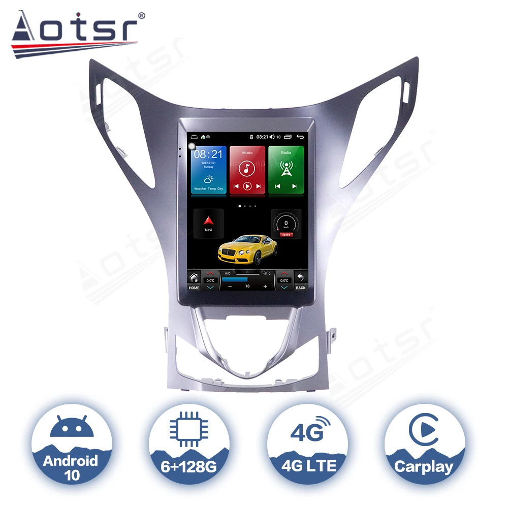 Мультимедийная магнитола для Hyundai мультимедийный видеоплеер на Android с IPS экраном