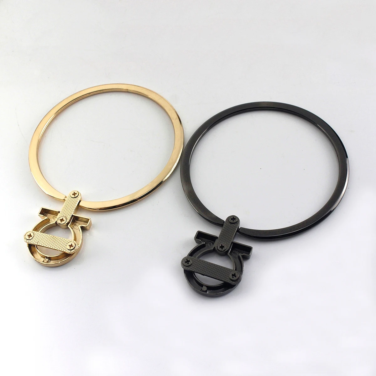 1 металлическая сумка с круглым кольцом сменная металлическим ремешком для