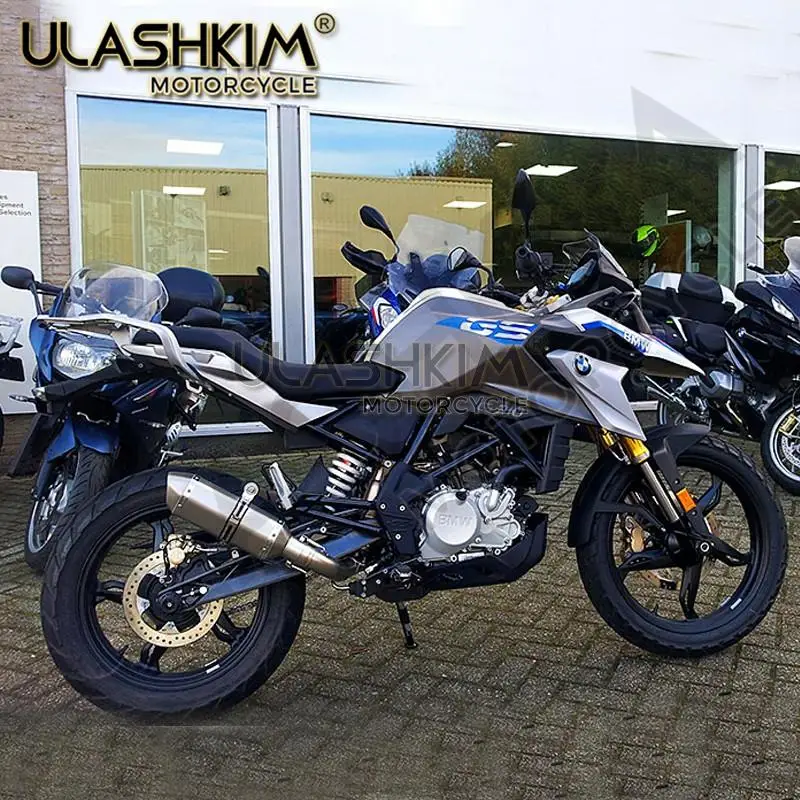 Мотоцикл Полная система глушитель Escape Slip On для bmw G310R G310GS G 310R 310GS средняя