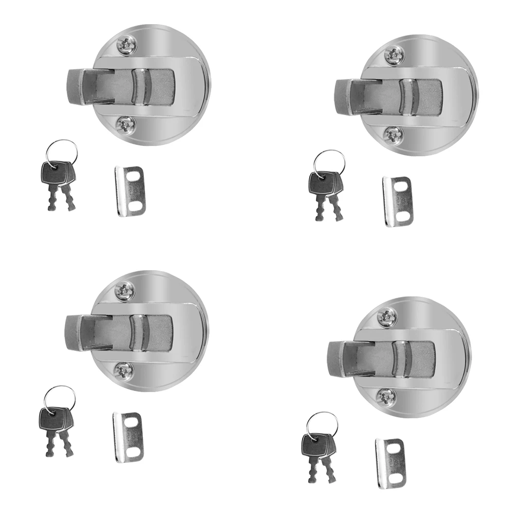 4 шт. цинковый сплав хромированная отделка Морская Лодка Палуба флеш защелка