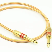 6 5mm jack audio cable 6 3 aux cable braided 6 35 jack male to male cord mono guitar cable