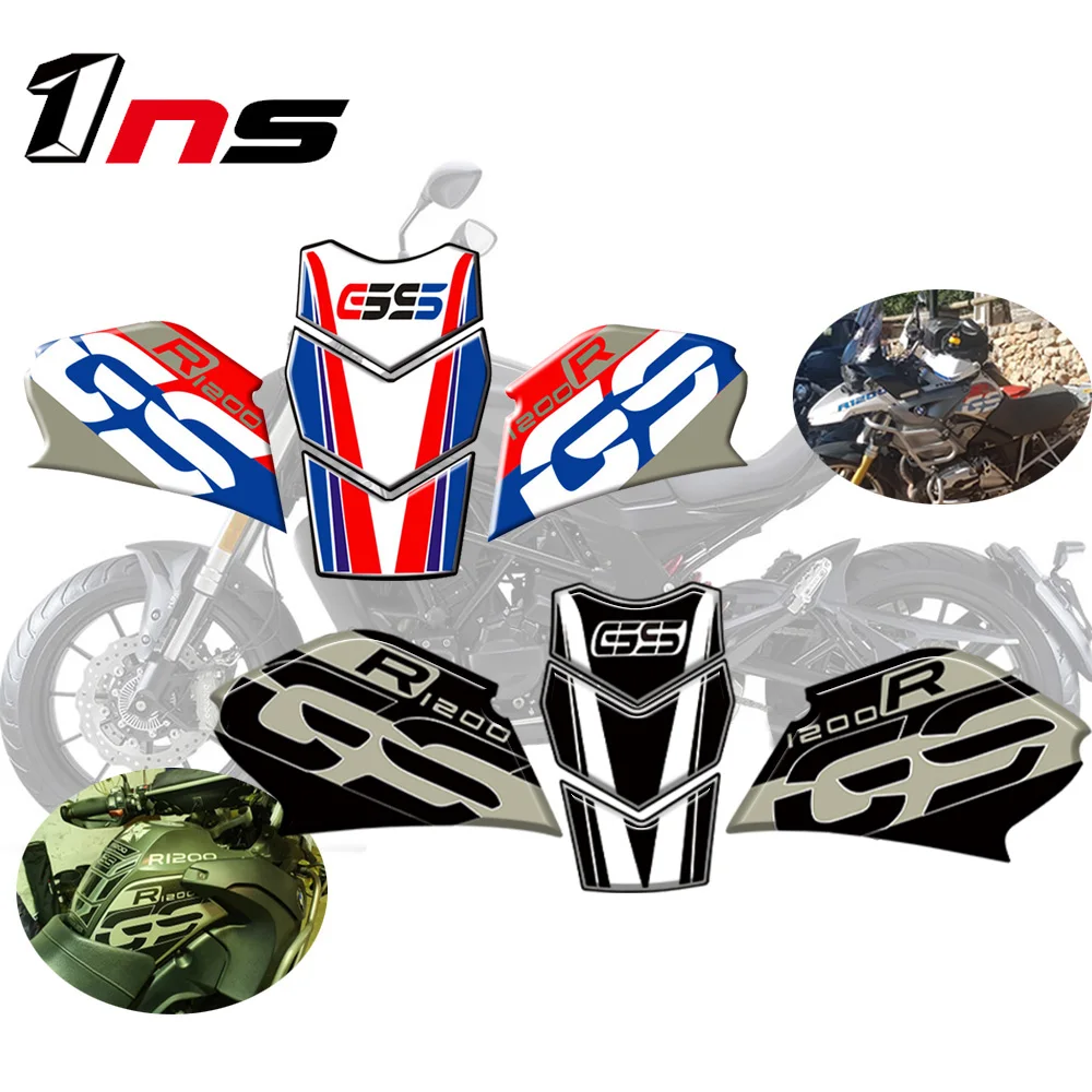 

3D Epoxy Color Decal Fits For BMW R1200 GS ADV R1200GS Adventure 2005-2012 Motorcycle Fuel Tank Pad Anti Slip Protect Sticker