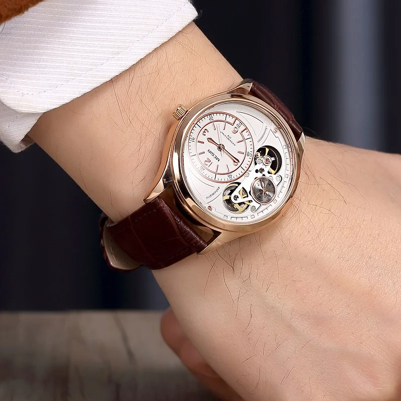 Лидирующий бренд MEGIR оригинальный Для мужчин часы класса люкс кварцевые часы Relogio Masculino кожаные военные часы Для мужчин Erkek Kol Saati 2017 от AliExpress RU&CIS NEW