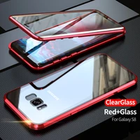 aluminum metal frame phone case for samsung a51 a71 a30s a50s a70 m31 a11 m11 a31 a21s double sided tempered plane glass cover