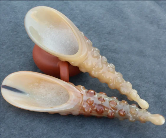 Скребок для массажа трубка соскабливания бочка терапии чайная ложка полая