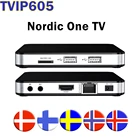Телевизионная приставка на базе Linux с Nordic One TVIP 605 Amlogic S905X 4K UHD Android и системой Linux 5G WIFI tvip 605 Телеприставка Nordic one tv box