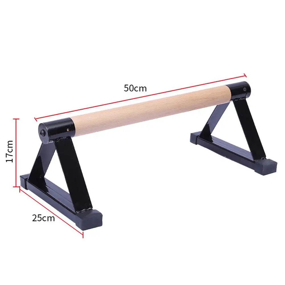 

Wood Parallettes Set Stretch Stand Calisthenics Handstand Fitness Equipment For Men Women
