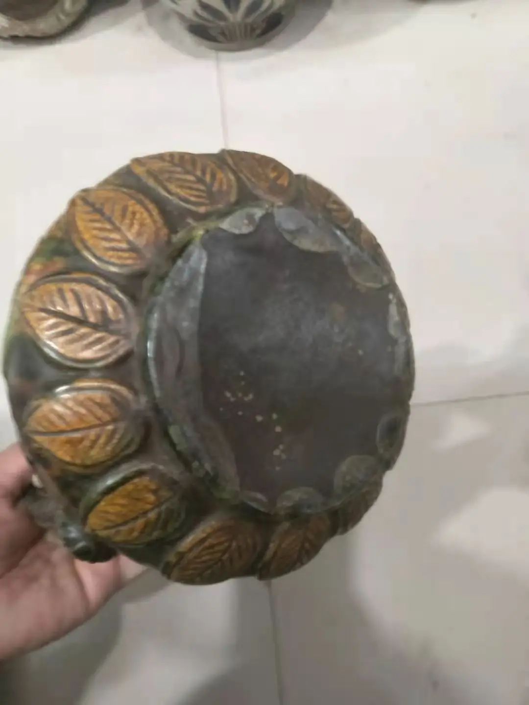 

Antique Chinease SongDynasty porcelain pot,JIN Three colours chicken bottle,Handicrafts,best collection&adornment,Free shipping