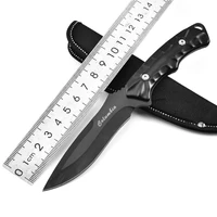 fixed blade hunting knife outdoor jungle ssurvival camping accesorios multifuncional edc tool knives stainless steel with sheath