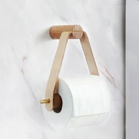 vertical creativity wooden rolled toilet paper holder bathroom storage paper hand towel dispenser toilet tissue paper rack