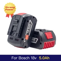 lithium ion battery 18v 5 0ah for bosch gbh gdr gsr 1080 dds180 bat614g replacement rechargeable power tool lithium ion battery