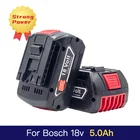 Литий-ионный аккумулятор 18 в 1080 Ач для Bosch GBH GDR GSR DDS180 BAT614G, сменный перезаряжаемый электроинструмент, литий-ионный аккумулятор