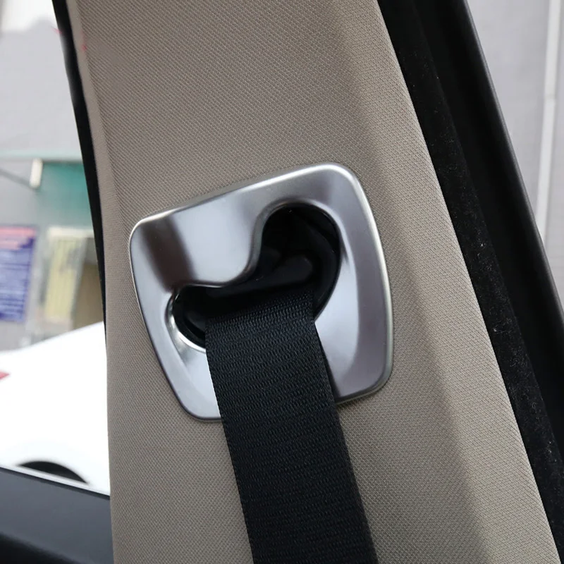 

Chrome B Pillar Seat Safety Belt Frame Cover Trim Fit for BMW 3 4 5 Series X5 F30 F31 F32 F36 F10 F16 F18 E70 520 525 Accessorie