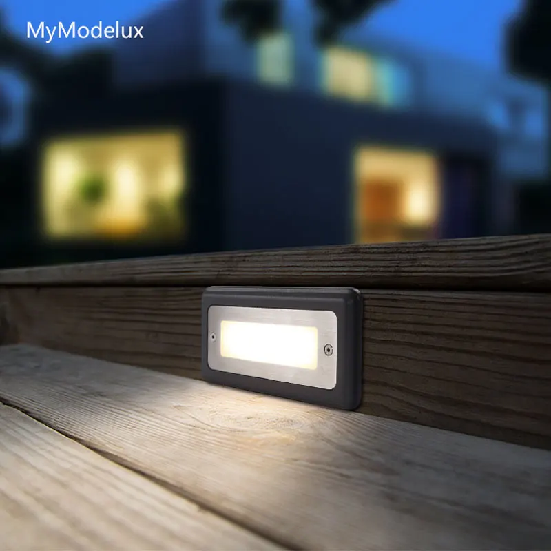 Современные алюминиевые встроенные Настенные светильники IP65 наружные