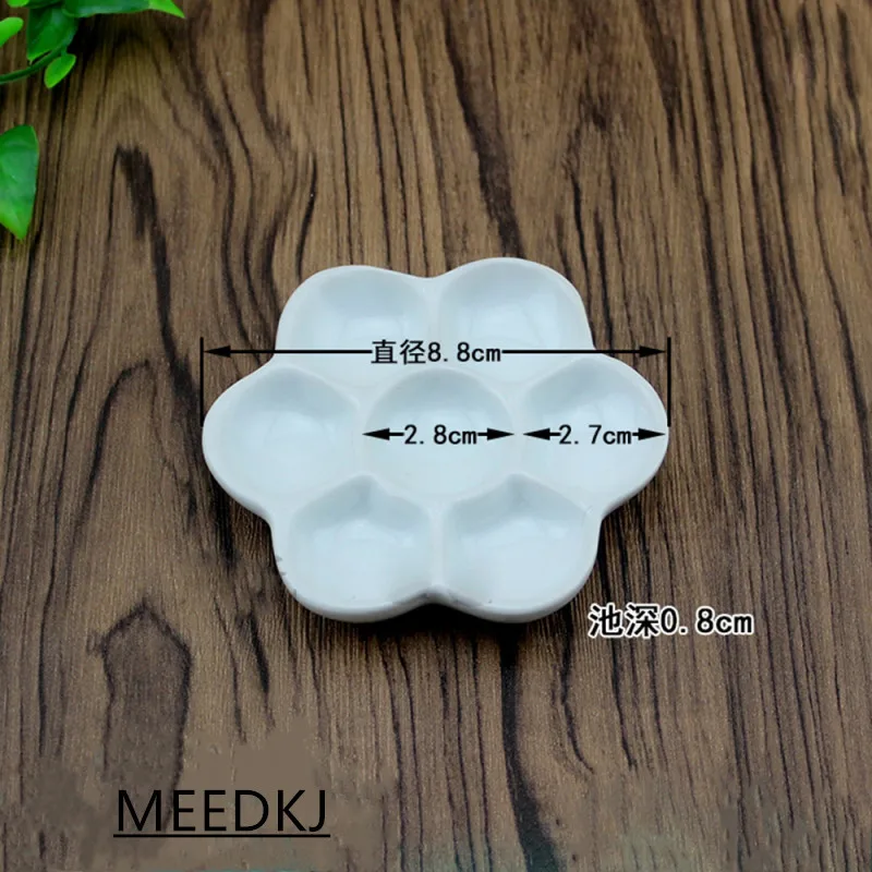 1 шт. мини керамический художник товары для рукоделия лоток пигмента Акварельная