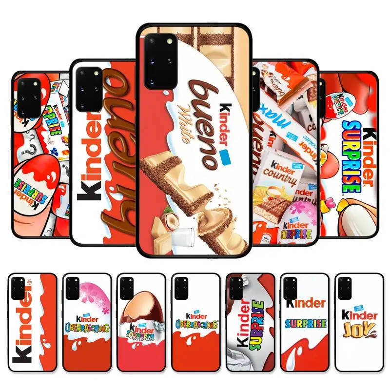 

Trolly Egg KINDER JOY Surprise Phone Case for Samsung S21 S10 Lite S20 Ultra S9 S8 Plus S7 S6 edge S5 cover