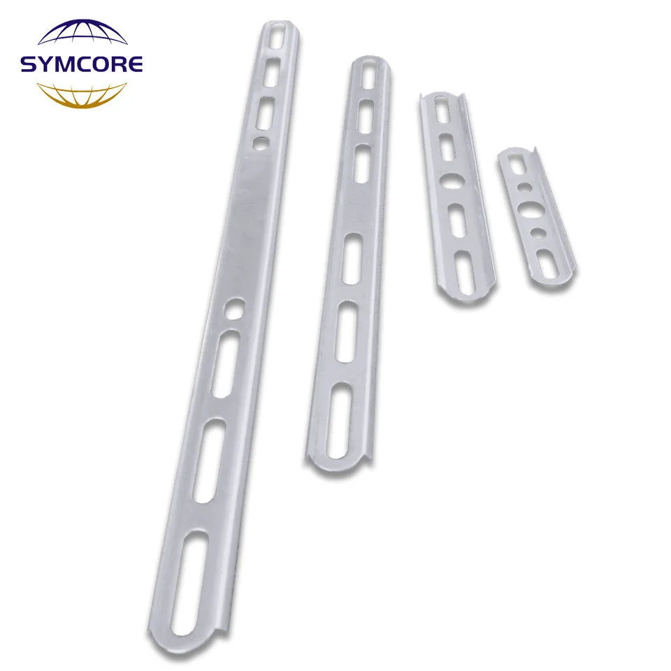 

2pcs I-shaped Hanging Board Strip Back Ceiling Lamp Wall Lamp Metal Plated White Zinc Iron Hanging Board Light Accessories