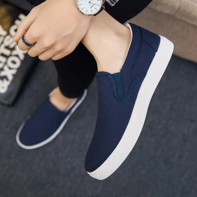 

Men Casual Shoes Comfort Men Shoes Denim Male Shoes Adult Footwear 2020 New Men Loafers Canvas Shoes Men Sneakers Plus Size 44