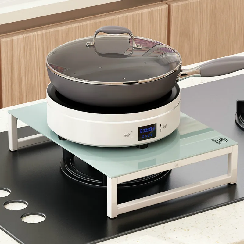 Кухонная полка индукционная плита опорная стойка микроволновая печь газовая