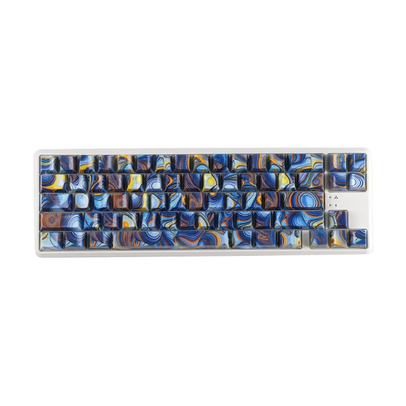 

H4GA Beautiful Starry Sky Backlit Keycap ABS Two Color Key 108Keys OEM Profile for Mechanical Keyboard Best Gift for Boys