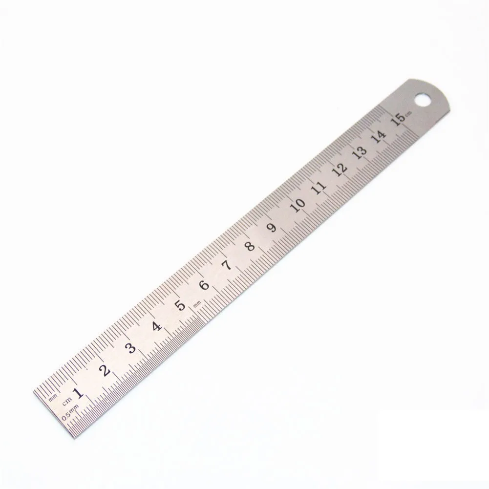 

15cm Straight Ruler 6 Inch Dual Side Measurement Measuring Tool Precision