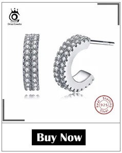 ORSA JEWELS, циркониевые серьги, чистое Стерлинговое Серебро для женщин/мужчин, настоящая 925 пробы, серебряные серьги-капли с крестиком, модное ювелирное изделие, SE37