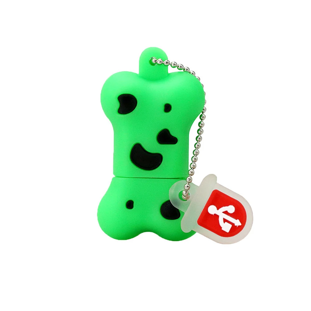 USB флеш-накопители Dog Bone, реальная емкость 8 ГБ, 16 ГБ, 32 ГБ, 64 ГБ, 128 ГБ, 256 ГБ, флеш-накопитель, мультяшная мини USB карта памяти, флешка