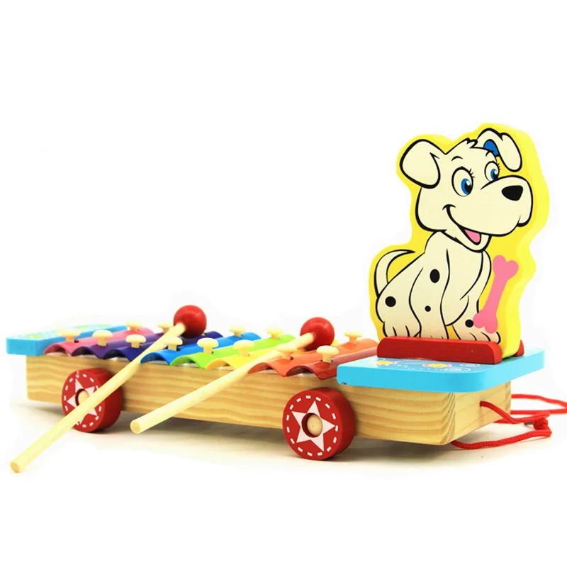 Красочные детские музыкальные инструменты игрушка деревянная рамка симпатичная