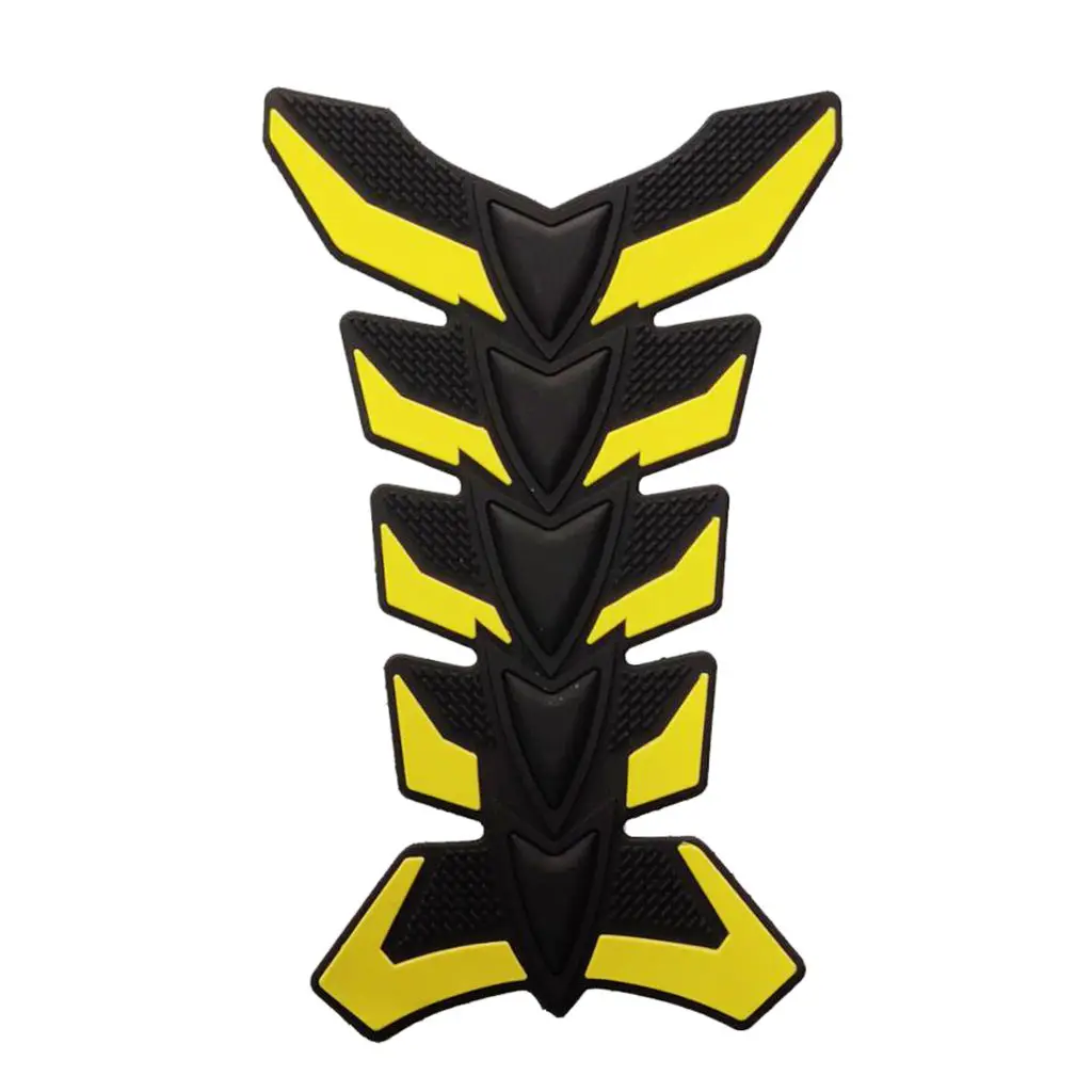 

Latest 3D Rubber Gas Oil Fuel Tank Pad Protector Decal Sticker Motorcycle Yellow