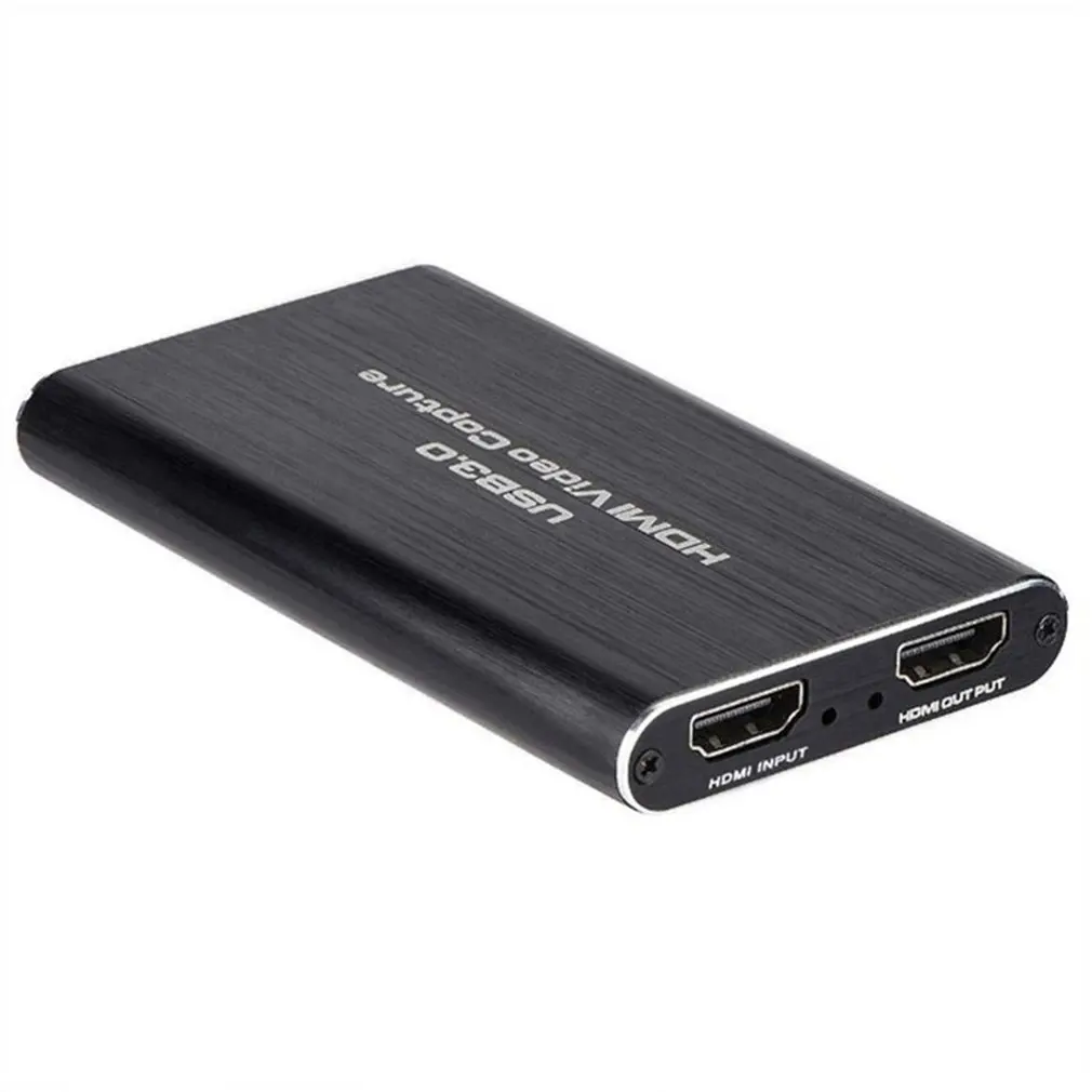 

USB 3.0 4K 60HZ 1080P 60Fps HD Video Game Capture Card Video Converter HDMI Output Live Streaming For XBOX PS4 MAC Plug and Play